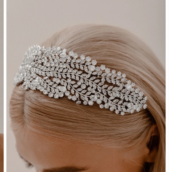 Bridal headband - Picture 2 of 5